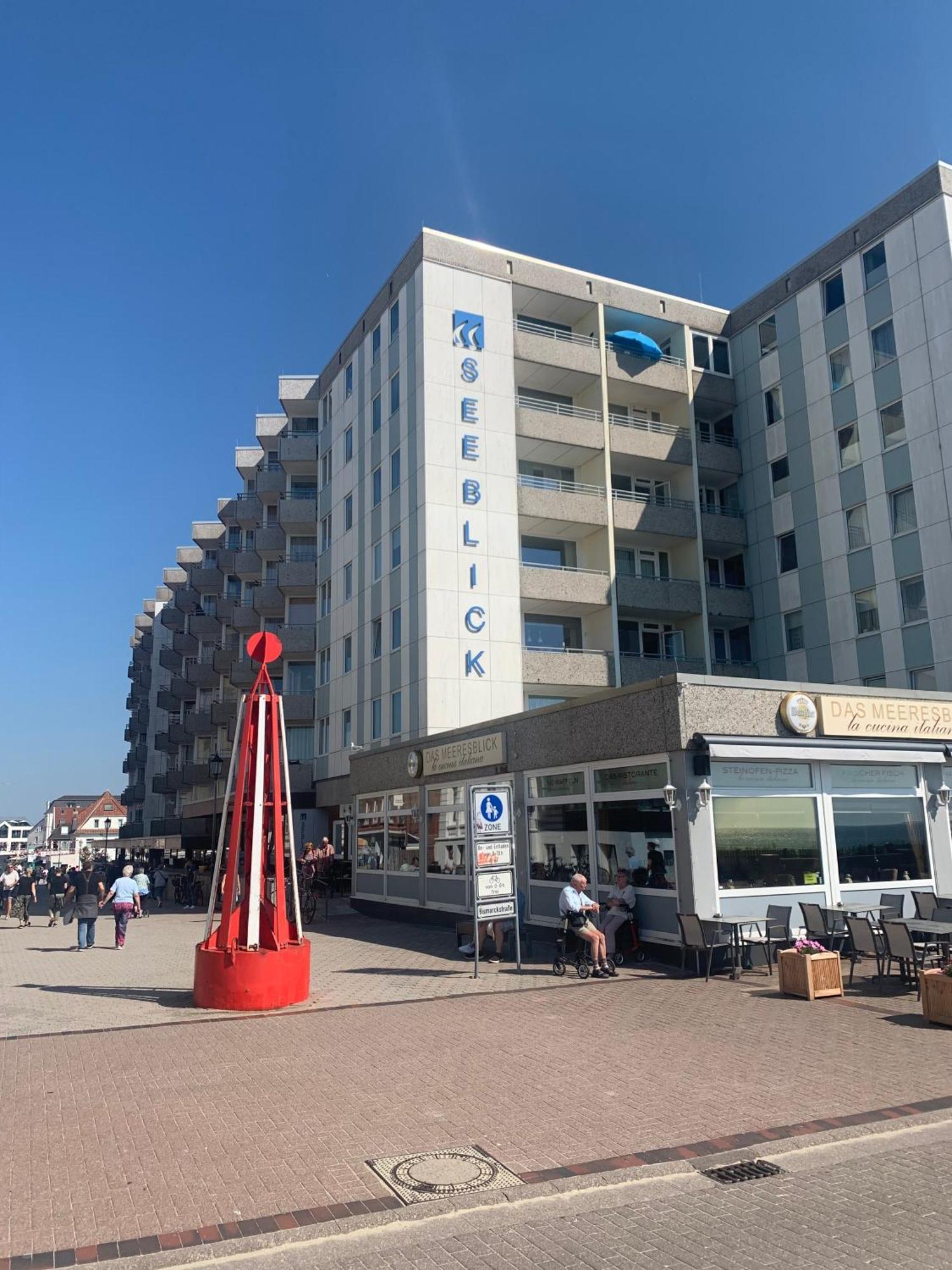 Strandblick Im Haus Seeblick Bismarckstrasse Borkum Exteriör bild